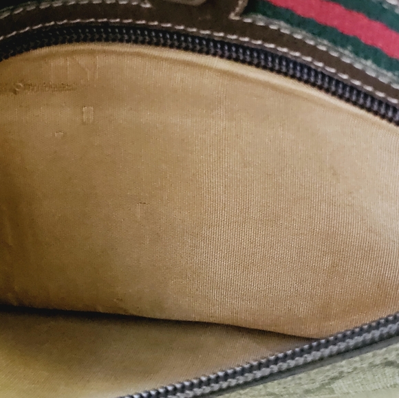 ❣️Gucci GG Canvas Web Sherry Line Shoulder Bag❣️ - Picture 10 of 16